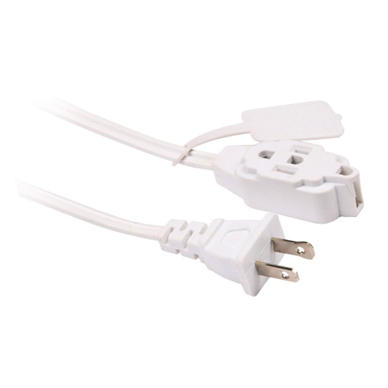 12V americký štandardný predlžovací kábel pre domácnosť s dvojkolíkovou zástrčkou a viacnásobnou zásuvkou FP-690, FP-691, FP-692, FP-693, FP-688, FP-689