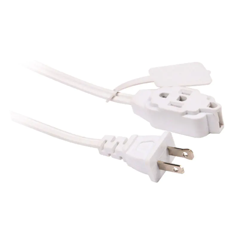 12V americký štandardný predlžovací kábel pre domácnosť s dvojkolíkovou zástrčkou a viacnásobnou zásuvkou FP-690, FP-691, FP-692, FP-693, FP-688, FP-689