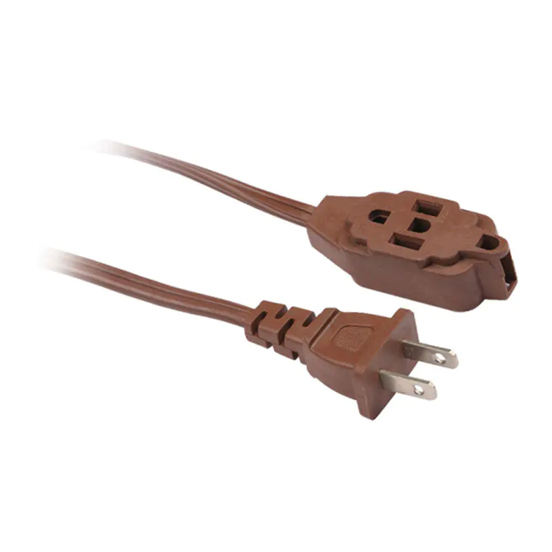12V americký štandardný predlžovací kábel pre domácnosť s dvojkolíkovou zástrčkou a viacnásobnou zásuvkou FP-690, FP-691, FP-692, FP-693, FP-688, FP-689