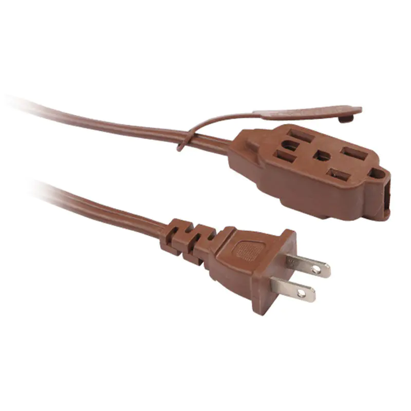 12V americký štandardný predlžovací kábel pre domácnosť s dvojkolíkovou zástrčkou a viacnásobnou zásuvkou FP-690, FP-691, FP-692, FP-693, FP-688, FP-689