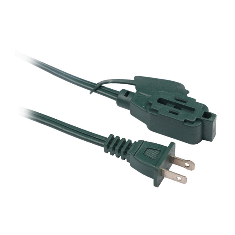 12V americký štandardný predlžovací kábel pre domácnosť s dvojkolíkovou zástrčkou a viacnásobnou zásuvkou FP-690, FP-691, FP-692, FP-693, FP-688, FP-689