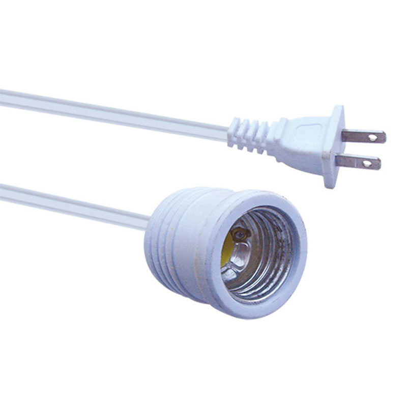 E27 predlžovací kábel pre lampu s dvojkolíkovou AC zástrčkou FP-740